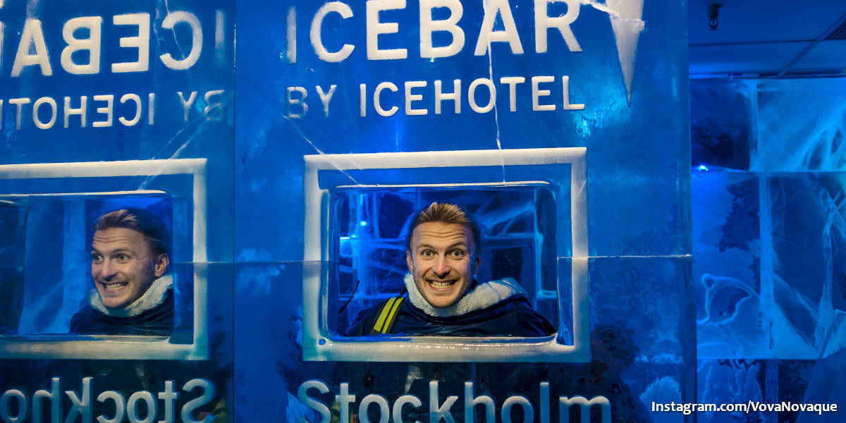 Ice bar Stockholm