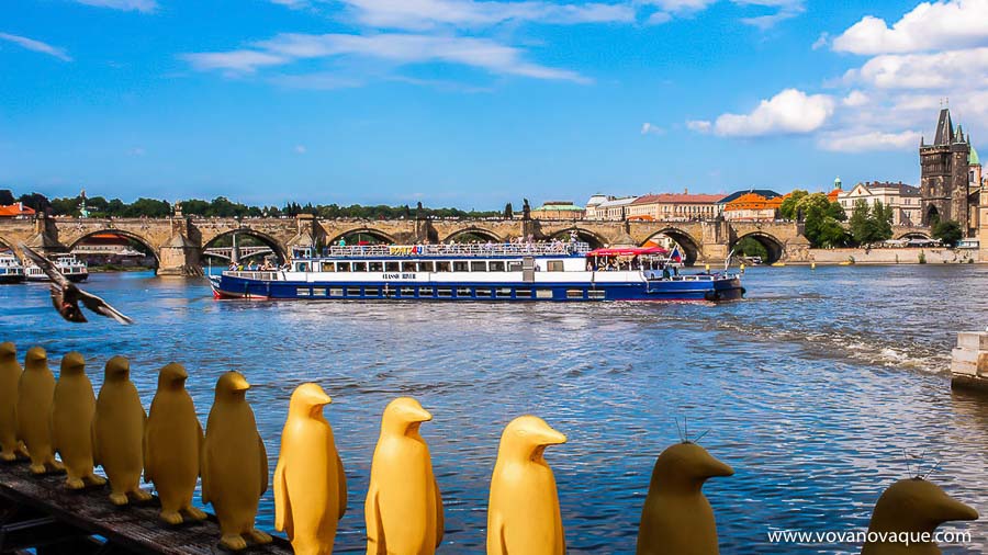 River in Prague Vltava