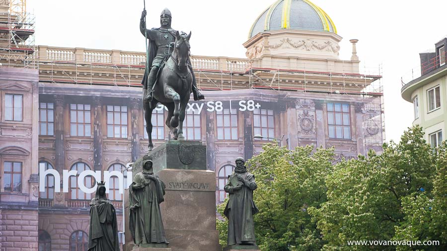 St Wenceslas Statue in Prague