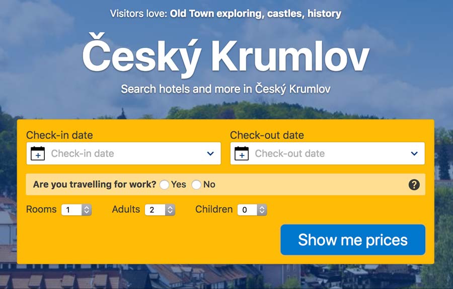 Czech Krumlov Hotels