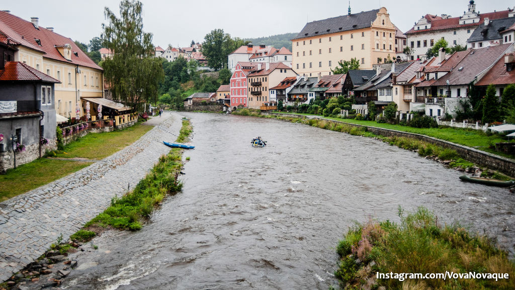 Rafting in Cesky Krumlov