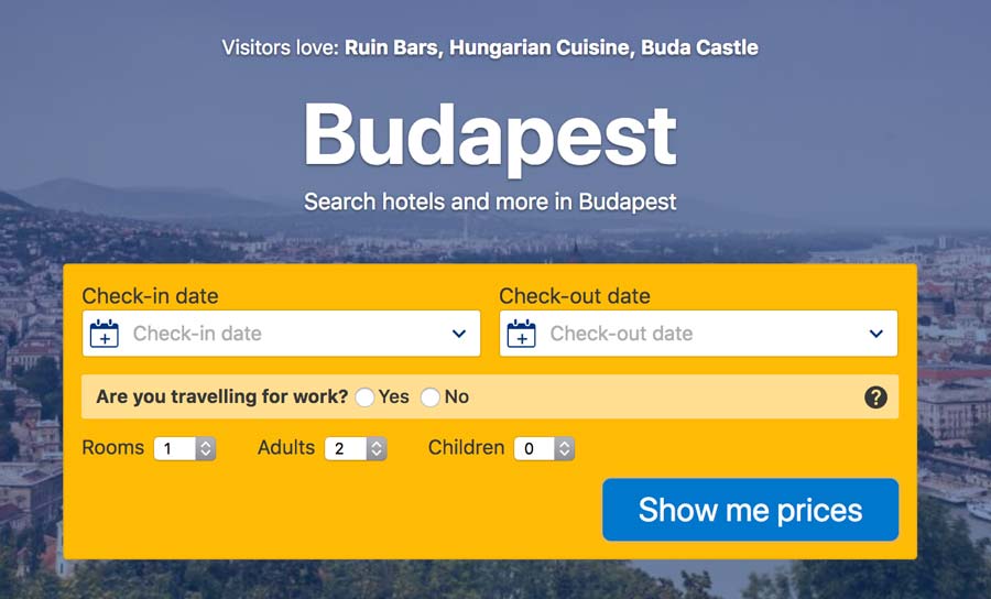 Hotels in Budapest