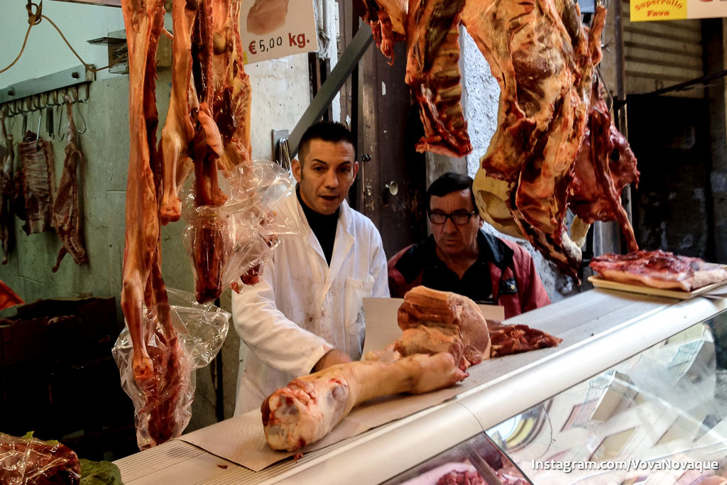 Butchery in Palermo
