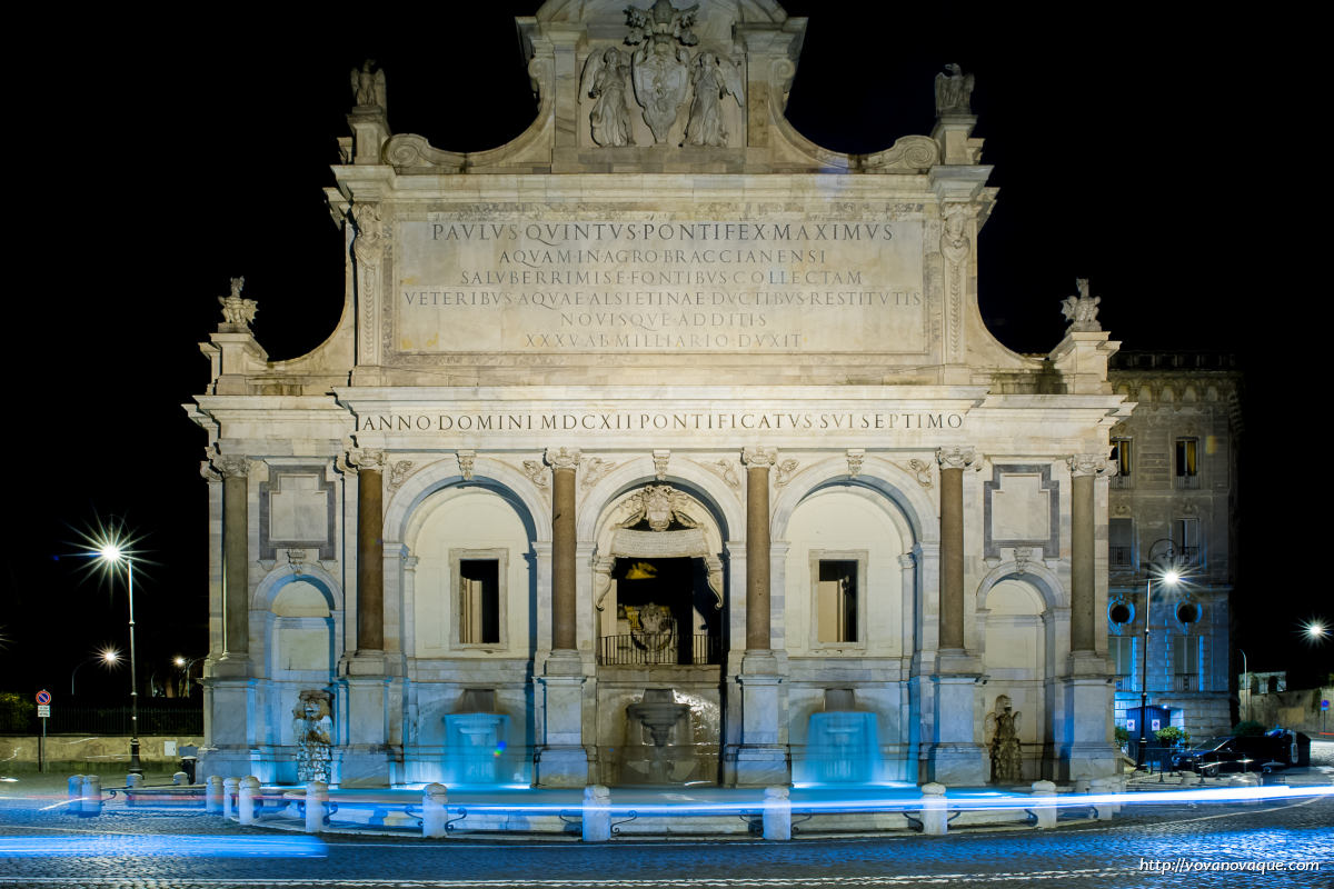 Fountain Paula in Rome
