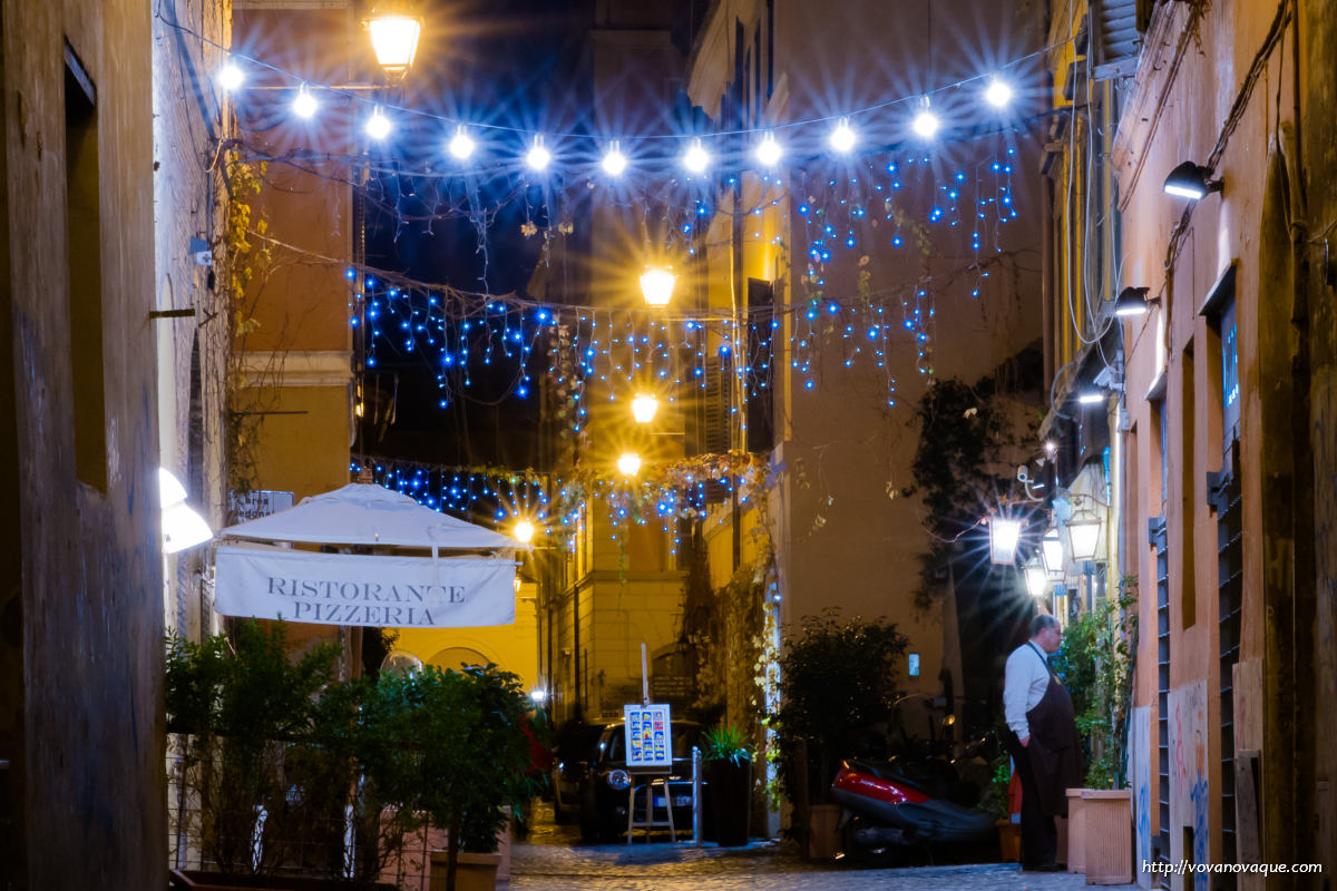 Trastevere at night