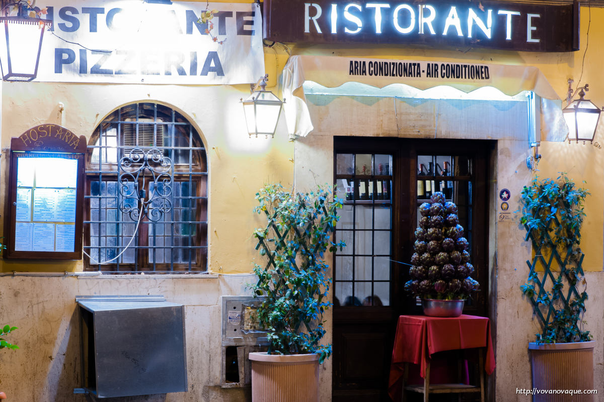 Restaurant in Trastevere