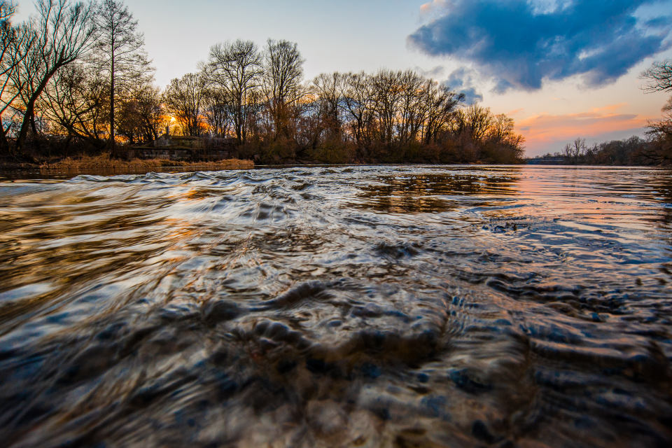 Mukhovets and Bug rivers in Brest