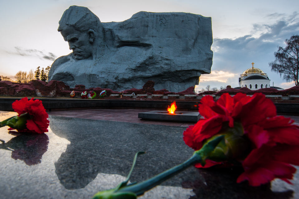 War monument to the brave Brest fortress