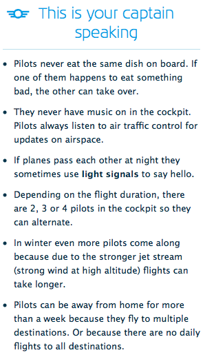 KLM facts about pilots