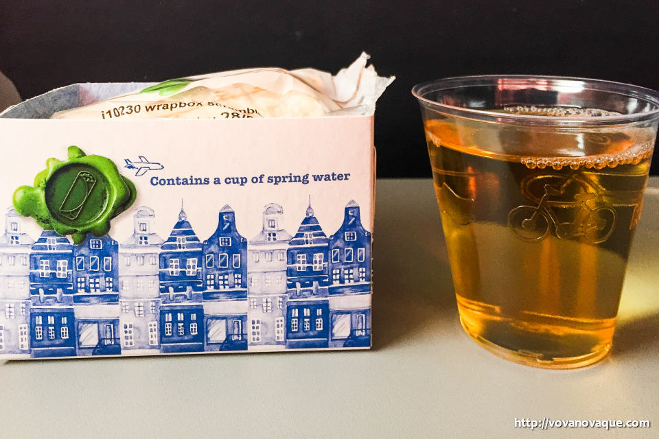 KLM food on board