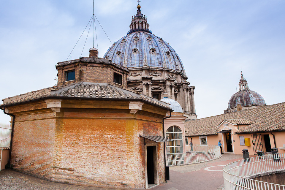 At the roof of St Peter's Basilica