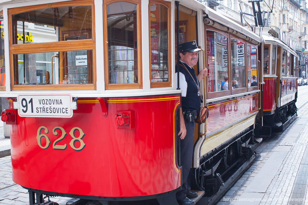 Rent an old tram in Prague