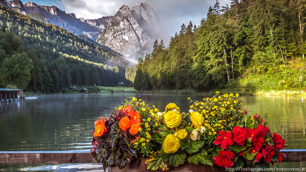 Garmisch Parten Kirchen hotel with lake