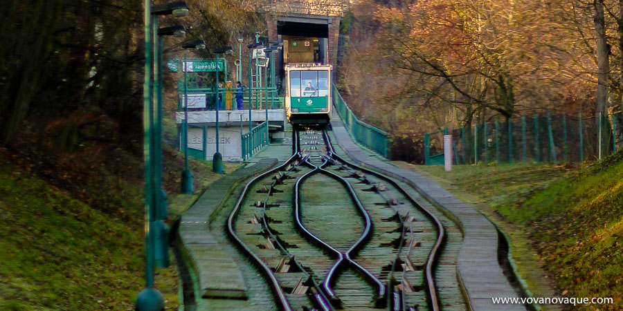 funicular in Prague