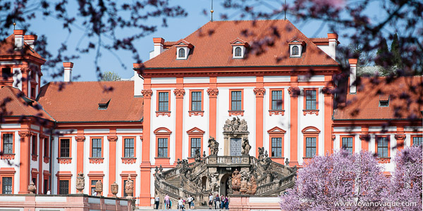 Castle in Prague near Zoo