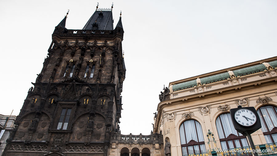 Powder Tower in Prague how to find