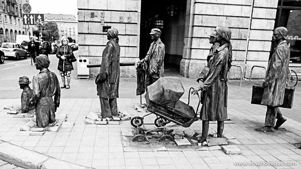 The Pedestrians Monument in Wroclaw