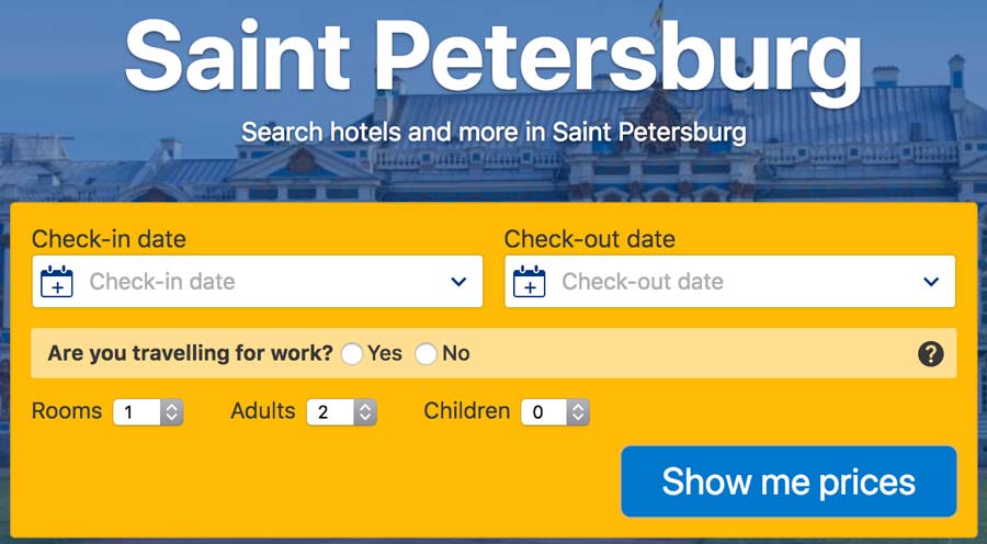 Saint Petersburg Hotels