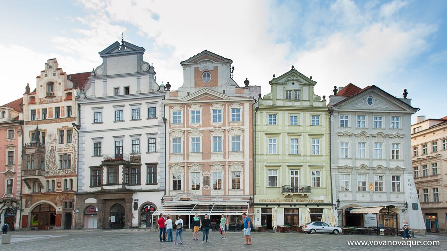 Houses in the Old town Square