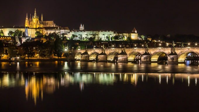 Night entertainment in Prague