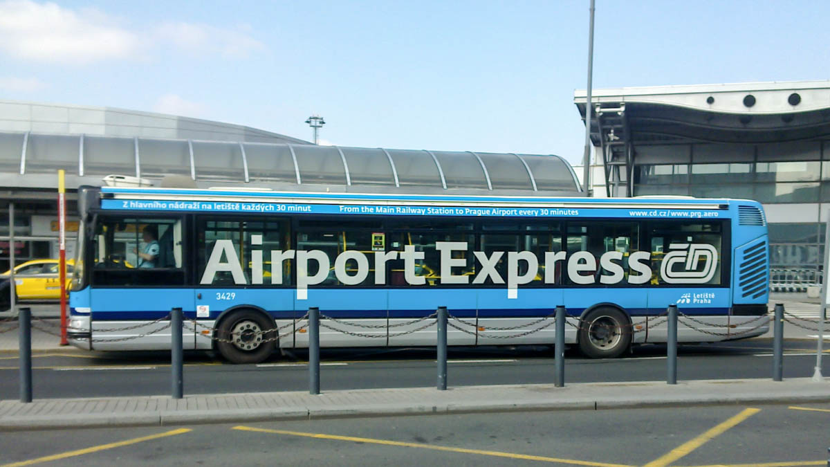 Prague airport express bus