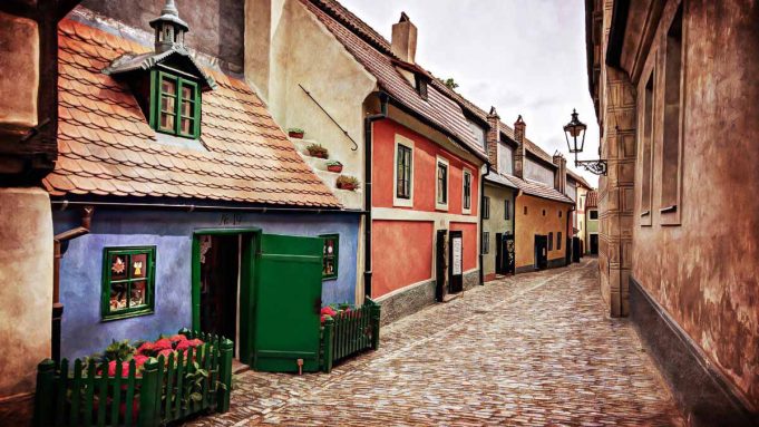 Golden Lane in Prague Castle