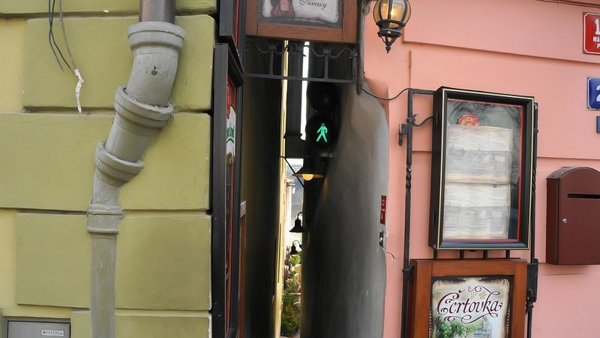 Legends about the narrowest street in Prague