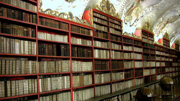 Baroque library hall Klementinum