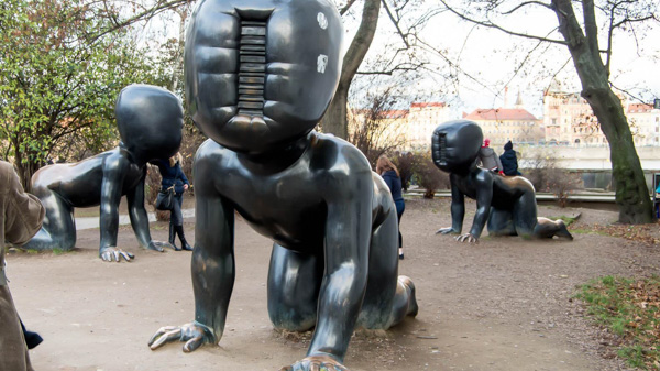 Famous Czech sculptors David Cerny