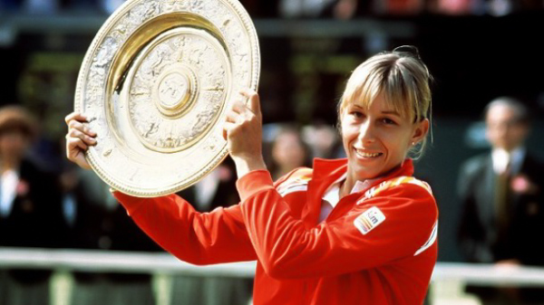 Famous Czech sportsmen Martina Navratilova