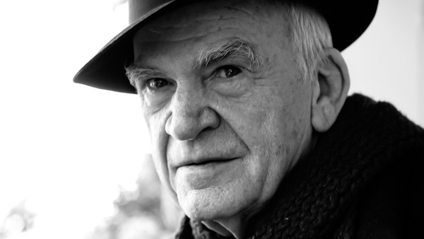 Famous Czech writers Milan Kundera