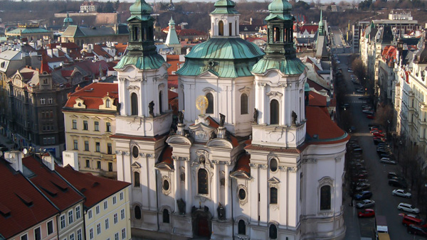 Saint Nicholas Cathedral Old town Prague