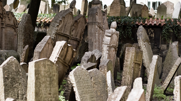 Jewish Quarter cemetery Prague
