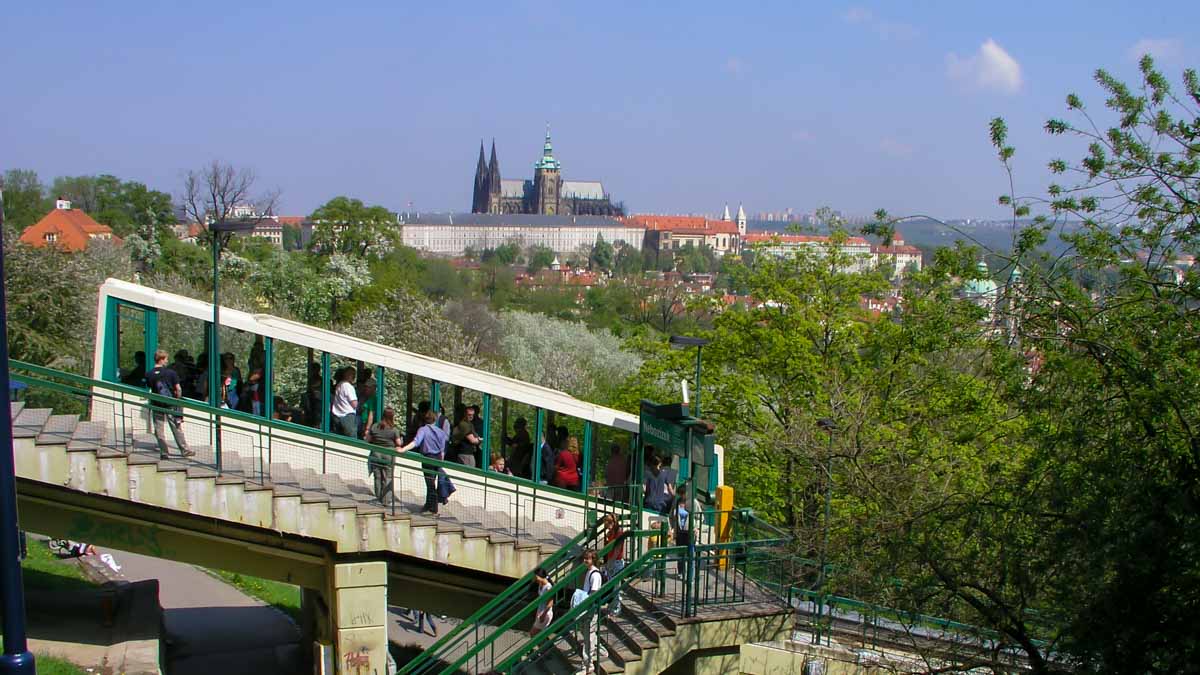 Funicular Petrin Hill Prague