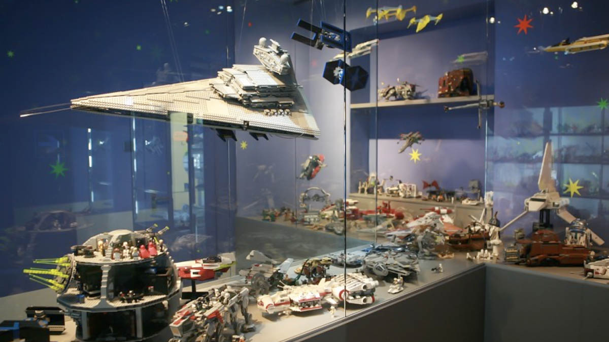 regnerisches Prag mit Kindern - lego Museum