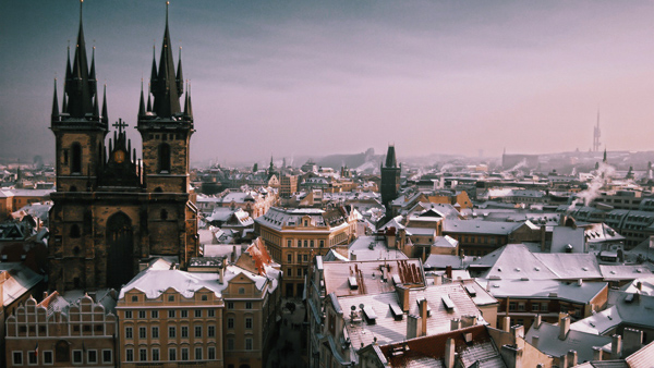 Winter in Prague february