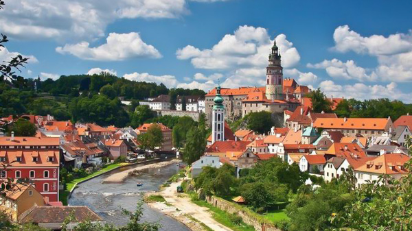 Cesky Krumlov and Hluboka Chateau day tour with guide