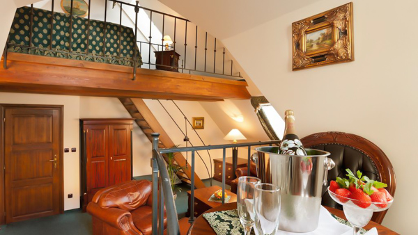 hotels near the Charles Bridge U Zlateho Stromu