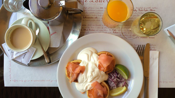 where to have brunch in Prague Café Louvre