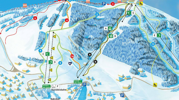 Ski resorts in Karlovy Vary Fichtelberg